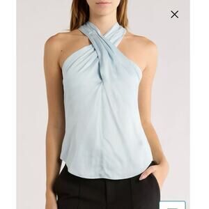 A.L.C. Miranda Sleeveless Top in Light Blue SZ 4